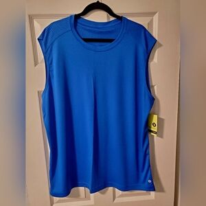 Blue Muscle Tee Performance Top